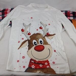 🎄5/$30🎄 Christmas Reindeer Long Sleeve Top